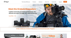 Desktop Screenshot of drobo.com